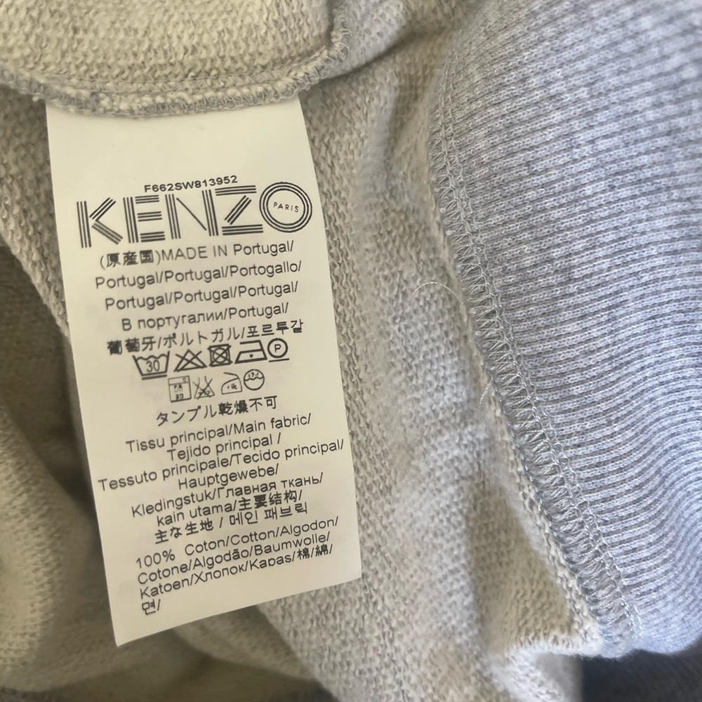 Kenzo Paris Gray Crewneck Sweatshirt - Picture 4 of 6